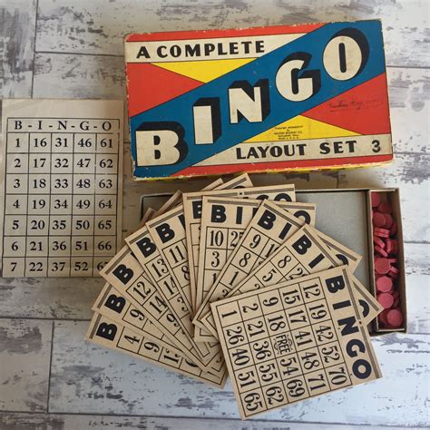 1930 bingo cards